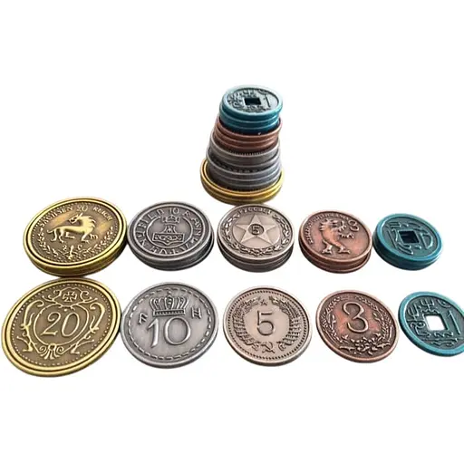 Аксесуар Stonemaier Games Коса металеві монети Scythe Metal Coins (GKCH005-4) - фото 1