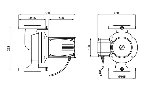 Циркуляционный насос Thermo Alliance LPA50-18-1300 Т фланцевый LPA50181300Т - фото 5