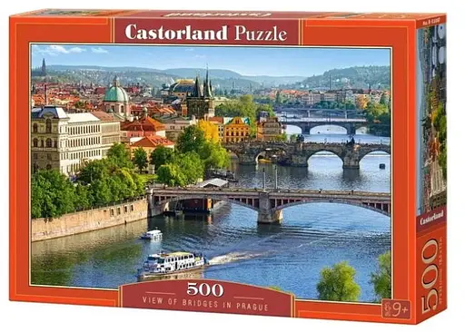 Пазл Castorland puzzle Погляд на мости у Празі, Чехія, 500 ел. (B-53087)