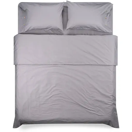 Простирадло Ardesto Mix&Match, 240x260см, 100% бавовна, сатин, сірий (ART2426FSD) - фото 1