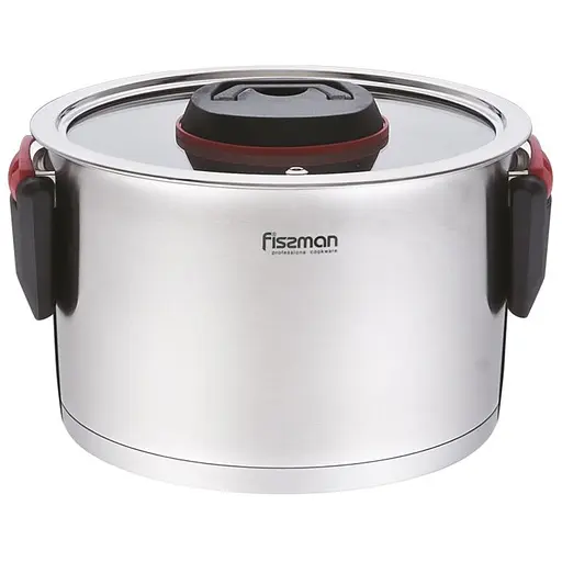 Кастрюля Fissman Pauline со стеклянной крышкой 3.5 л (5229) - фото 3