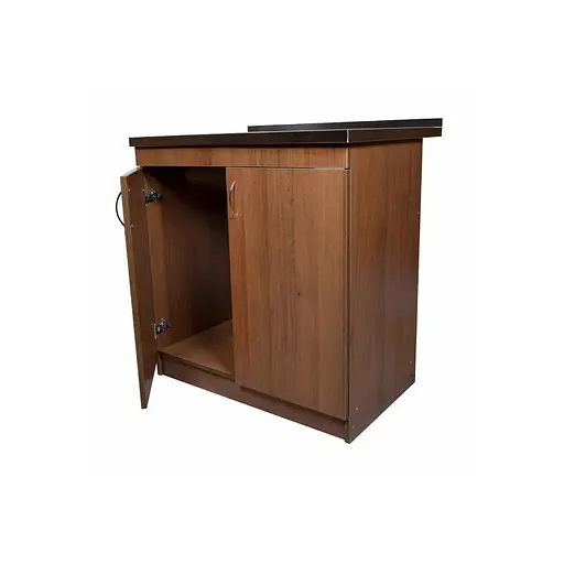 Тумба з накладною мийкою в комплекті для кухні ЛДСП 80х60х83 см Горіх (52868-01134) - фото 4