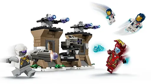 Уцінка. Конструктор LEGO Super Heroes Marvel Залізна Людина і Залізний легіон проти солдата Гідри 135 деталей (76288) - фото 9