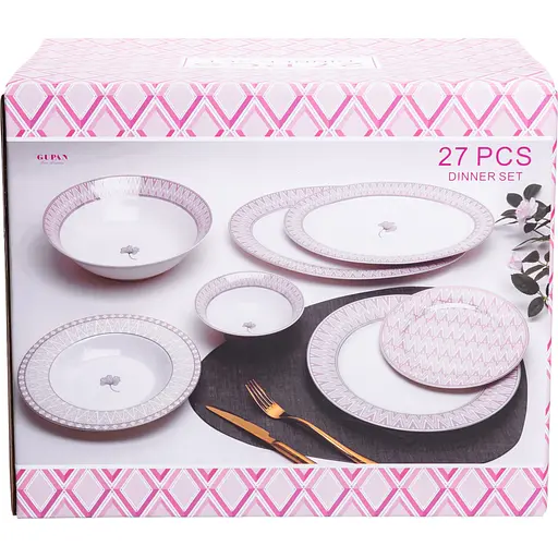 Столовый сервиз на 6 персон фарфоровый Claire  HP-HK-2 - фото 9