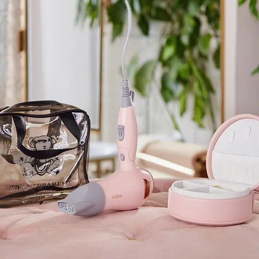 Подарочный набор: фен для волос 1000 Вт + водонепроницаемая косметичка ПВХ + органайзер для украшений из экокожи CP2026-4