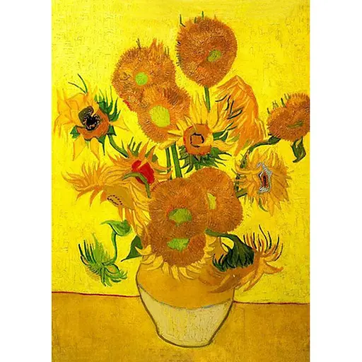 Алмазна мозаїка Strateg ПРЕМІУМ Натюрморт дванадцять соняшників у вазі без підрамника розміром 30х40 см - фото 1