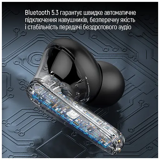 Навушники ColorWay TWS-3 Earbuds Black (CW-TWS3BK) - фото 10