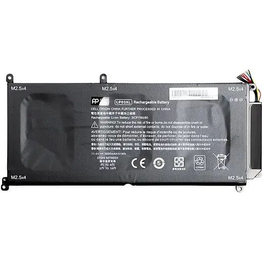 Акумулятор PowerPlant для ноутбуків HP Envy 15T-AE Series (LP03XL) 11.4V 3600mAh