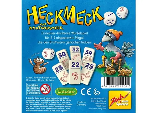 Настольная игра Zoch Хекмек (Heckmeck am Bratwurmeck) (англ.) (601125200) - фото 3