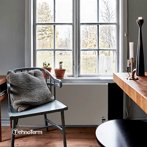 Обігрівач TehnoTerm STT-700 з терморегулятором до 20 м², електричний конвектор на 700 Вт білий - фото 8