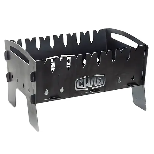 Мангал раскладной Сила напольный толщина 2 мм 7 шампуров