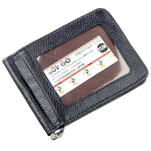 Мужской кожаный кошелек ST Leather 11х8.5 см acs0014977 - фото 5