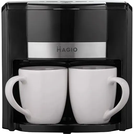 Кофеварка капельная Magio MG-450, 420 Вт 0.3 л 2 чашки в комплекте (450МG) - фото 1