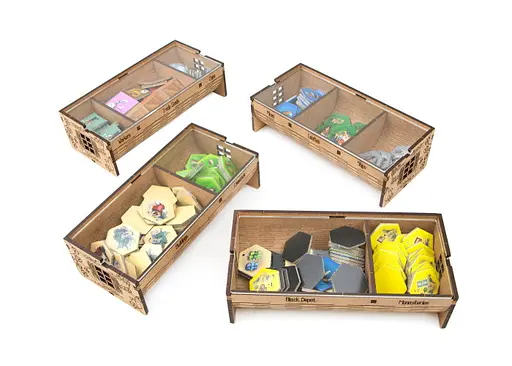 Органайзер Tower Rex Замки Бургундії Ювілейне видання + доповнення The Castles of Burgundy 20th Anniversary Edition + Expansions (5664) - фото 6