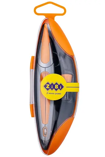 Циркуль, у твердому футлярі Start Ergo, помаранчевий, Kids Line