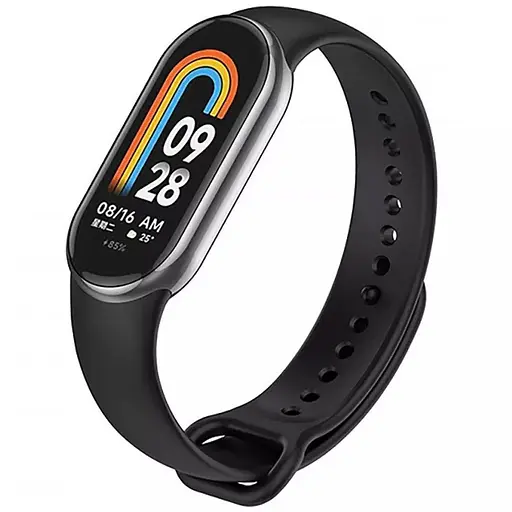 Силіконовий ремінець для Xiaomi Mi Band 8/9/10 Чорний / Black