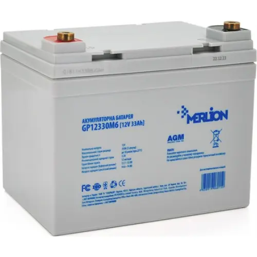 Акумулятор Merlion AGM GP12330M6 12V33Ah