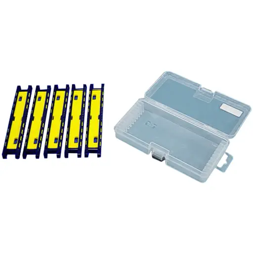 Набор мотовил Meiho Cushion Shikakemaki 150 Case (5шт в коробке) 186x103x34mm - фото 3