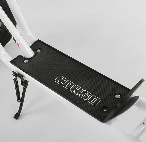 Дитячий самокат Corso 40х15х83-95 см Білий 000231505 - фото 5