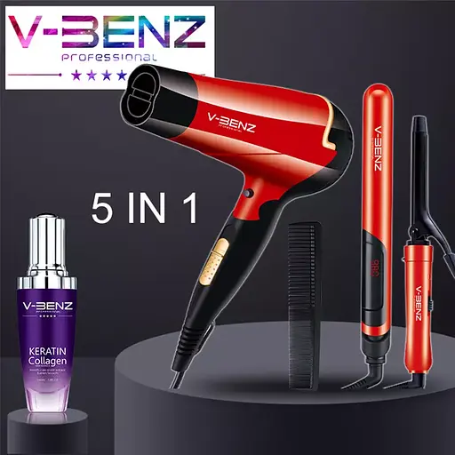 Набір для укладання волосся V-Benz V0801 з 4 предметів - фото 3