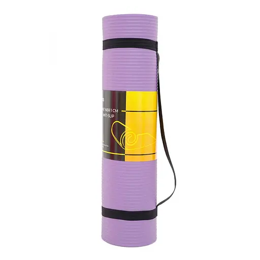 Коврик спортивный Cornix NBR 183 x 61 x 1 cм для йоги и фитнеса XR-0011 Violet - фото 1