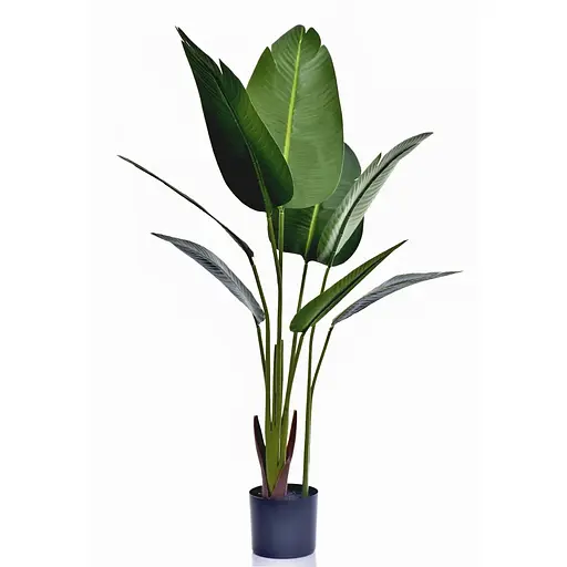Банановое дерево искусственное 120 см в горшке - фото 2