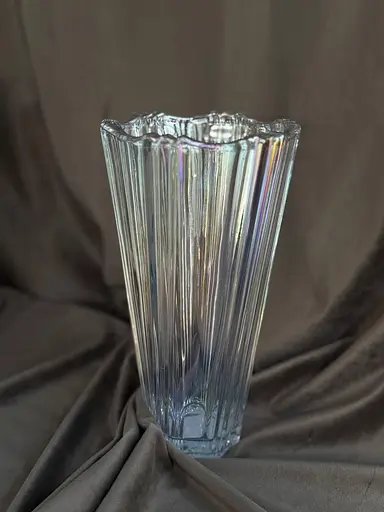 Ваза для цветов Хайнань Olens 102-546 стеклянная 12x25 см Прозрачная - фото 2