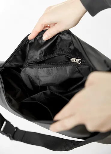 Женская сумка Sambag HOBO BAG-GLOVE Черная 28 х 58 х 4 см (53400001) - фото 10