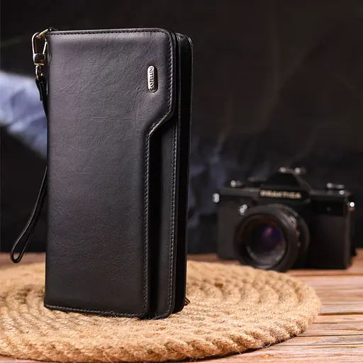 Женский кожаный кошелек Canpellini 20х10.5х3 см acs0025092 - фото 7