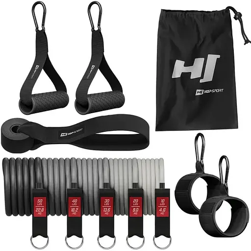 Набор резинок с эспандерами Hop-Sport HS-R060RT