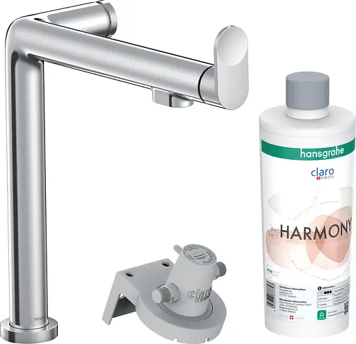 Змішувач Hansgrohe Aqittura M91 FilterSystem 240 1jet кухонний сет з Harmony 76802000 Chrome - фото 1