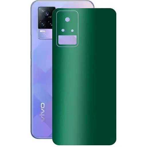 Захисна плівка StatusSKIN для Vivo V21e Корпус Вініл Зелена - фото 1