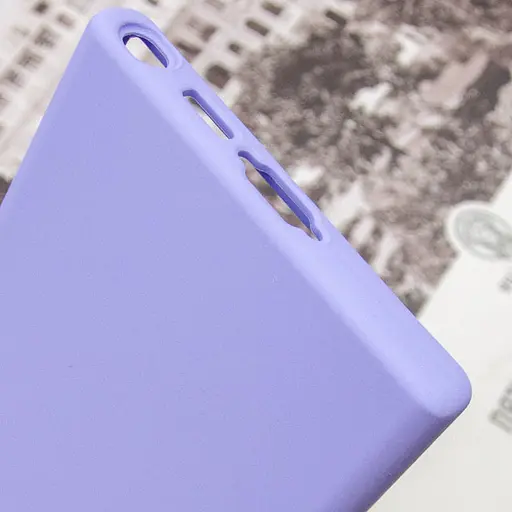 Чохол Silicone Cover Lakshmi Full Camera (AAA) для Samsung Galaxy S23 Ultra Бузковий / Dasheen - фото 7