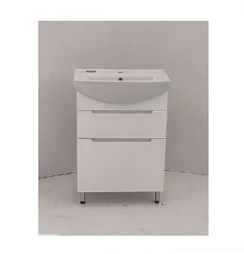 Тумба підлогова ПіК Альба Т8 з раковиною Cersanit Cersania 65 см Білий 30412 - фото 8