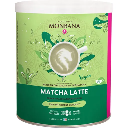 Суха суміш Monbana Matcha Latte для приготування лате з чаєм матча 350 г 