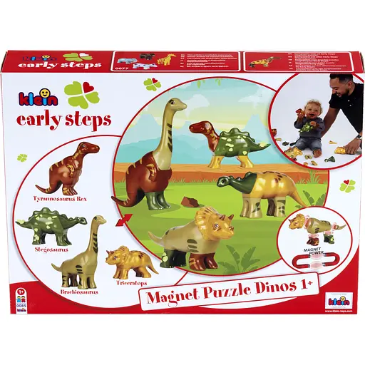 Детская головоломка Klein Early Steps с 4 динозаврами (0085) - фото 13