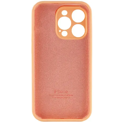 Чохол Epik Silicone Case Full Camera Protective AA для Apple iPhone 15 Pro 6.1 Помаранчевий/Cantaloupe - фото 4