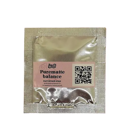 ПРОБНИК Матирующий крем для комбинированного и жирного типов кожи PureMatte Balance Sweet Lemon 5 мл - фото 1