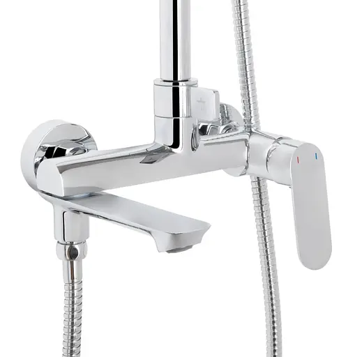 Душевая система универсальная Qtap Evia Chrome с изливом QTEVI111CRM47583 - фото 2