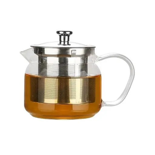Заварочный чайник Edenberg EB-19031 термостойкий до 500° из жаропрочного стекла 600 мл.