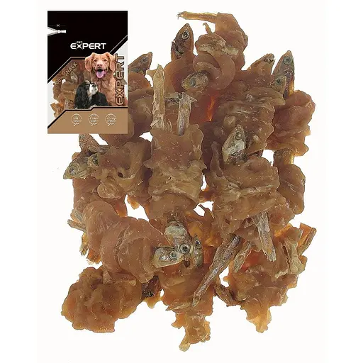 Лакомство для собак TatraPet Expert сушеное куриное мясо в рыбной глазури 80 г 