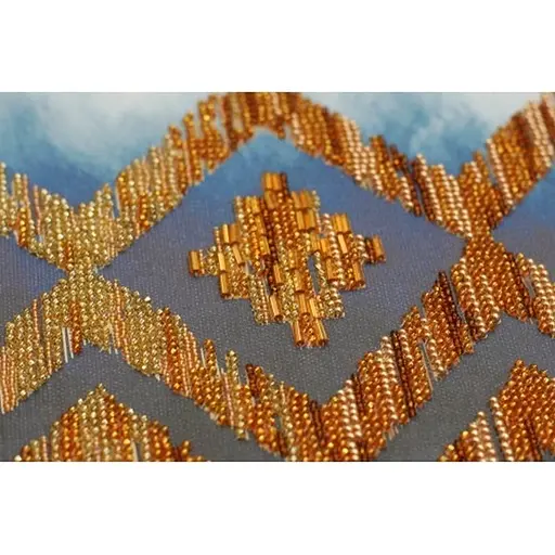 Набір для вишивання бісером "Індиго" AB-723 на натуральному полотні - фото 2