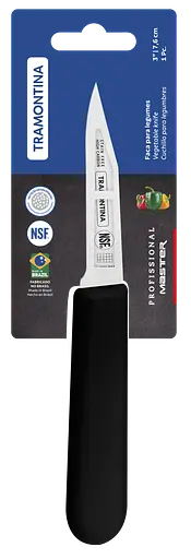 Ніж для овочів Tramontina Profissional Master black 76 мм kuh0016575 - фото 3