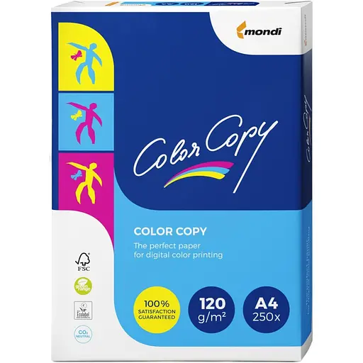 Офисная бумага Mondi Color Copy A4, 120г, 250sh (A4.120.CC) [117682]