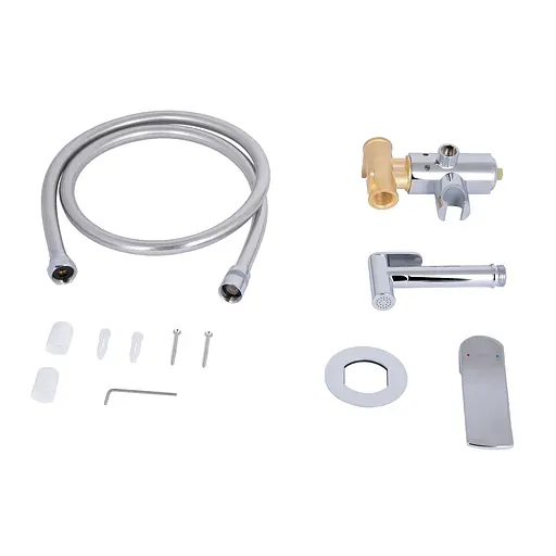 Набір гігієнічного душу прихованого монтажу Qtap Slavonice округлий QTSLA262CRM45915 Chrome, Хром - фото 6