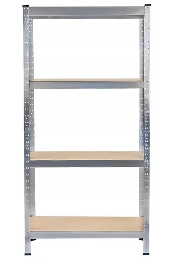 Стелаж металевий 150x70x30 4 полиці (сірий) - фото 3