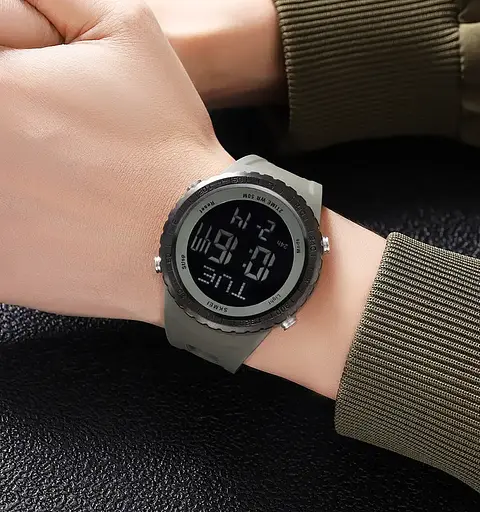 Годинник чоловічий наручний спортивний Skmei 2192 (Зелений з чорним) - фото 5