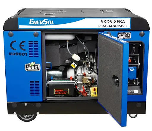 Генератор дизельний EnerSol 7.5/8 кВт SKDS-8EBA - фото 2