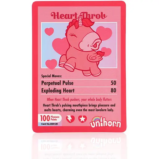 Вібратор з пульсацією Unihorn - Heart Throb - фото 3