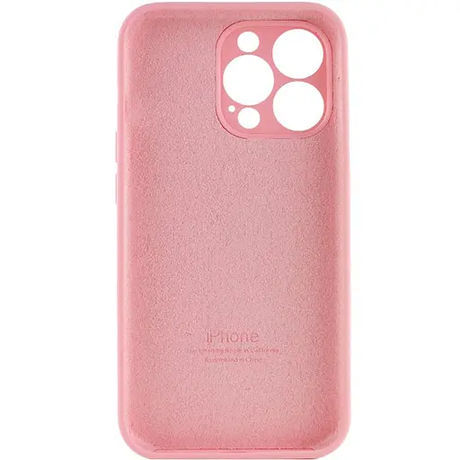 Чохол Epik Silicone Case Full Camera Protective AA для Apple iPhone 15 Pro Max 6.7 Рожевий/Light pink - фото 2